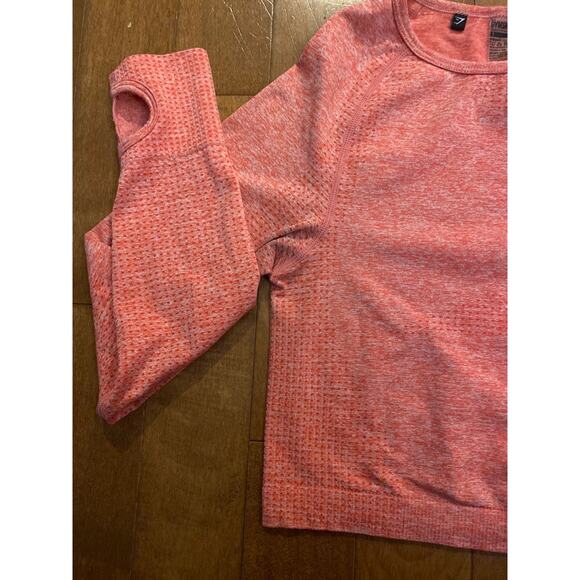 Gymshark VITAL SEAMLESS 2.0 CROP TOP long sleeves size small - Picture 4 of 10